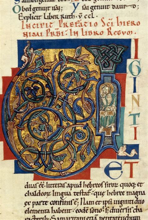 Dijon Bibl mun ms 0002 f 100 vue 1 Saint Jérôme méditant en