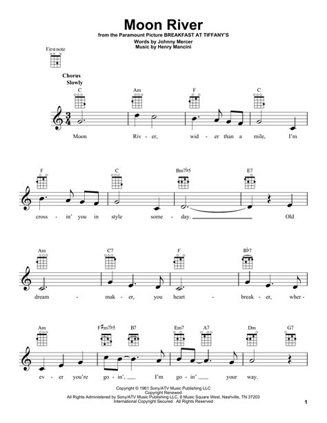 Moon River | Sheet Music Direct