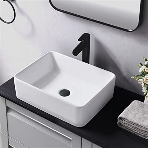 Rectangle Vessel Sink Deervalley Dv 1v0048 Liberty 16 X 12 White