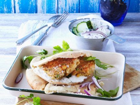 Falafel Im Pitabrot Mit Tzatziki Rezept Eat Smarter