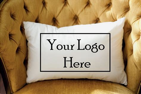 Logo Pillow Personalized Logo Pillow Custom Logo Pillow Etsy