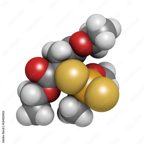 Malathion Insecticide Chemical Structure Stock Illustration Adobe Stock