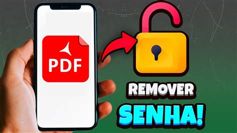 Como Remover Senha De Um Pdf Pelo Celular Tutorial Passo A Passo Youtube