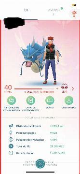 Conta Pokémon lvl 40 Pokemon GO GGMAX