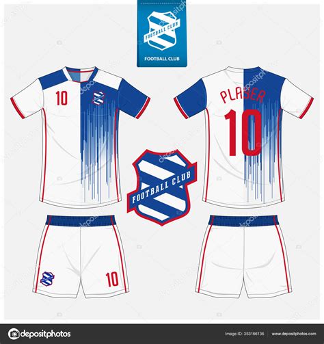 Soccer Jersey Football Kit Mockup Template Design Sport Club Football