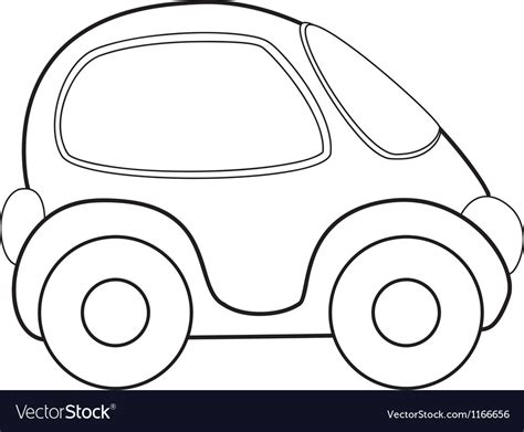 Toy car Royalty Free Vector Image - VectorStock