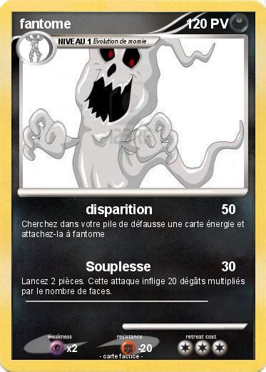 Pok Mon Fantome Disparition Ma Carte Pok Mon