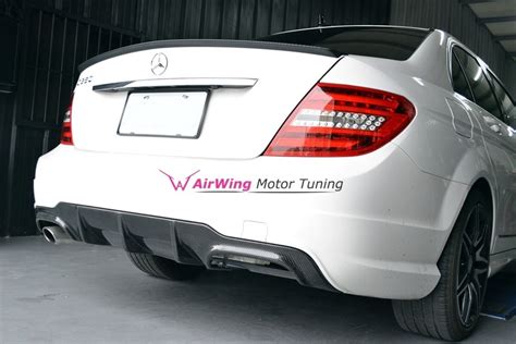 Airwing Co Ltd Products W204 C63 Amg 2011 C63 Style Carbon Rear