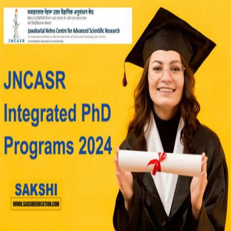 Jncasr Integrated Phd Programs Open For Sakshi Education