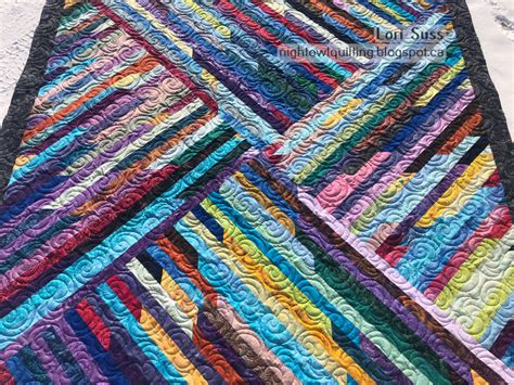 Night Owl Quilting And Dye Works Dignity Quilt And Jelly Roll Race Variation