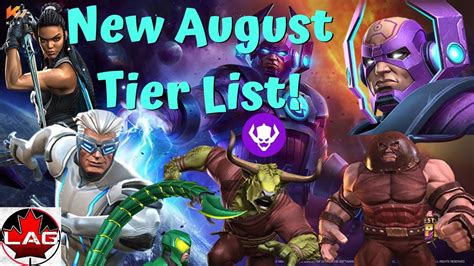 New August 2022 Tier List Quicksilver And Galan Best Champs Ranked Massive Shake Up Mcoc