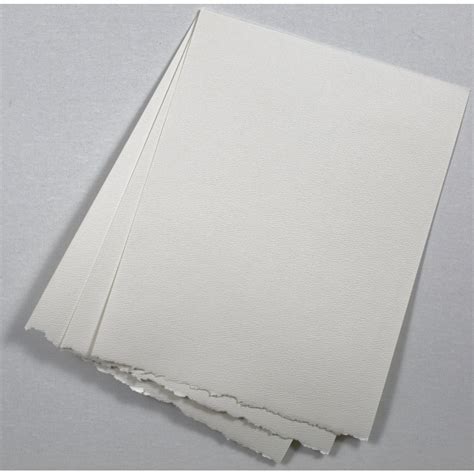 8 1 2 X 14 100 Per Package Premium Pastelle Soft White Paper Deckle Edge