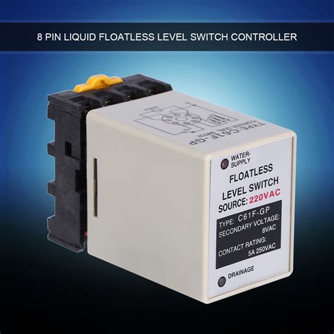 C61F GP AC220V 50 60HZ Liquid Floatless Level Switch Controller With