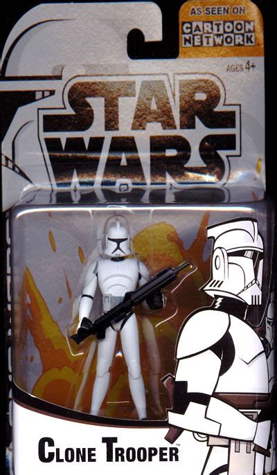 Clone Trooper Action Figure Cartoon Network Star Wars