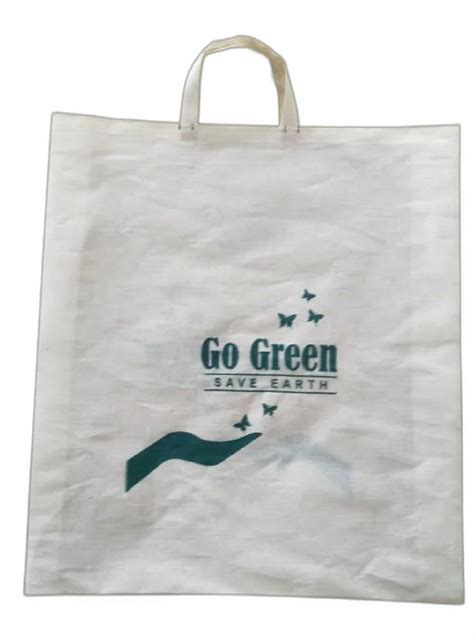 Loop Handled Eco Friendly Cotton Shopping Bag Capacity 3 Kg Size