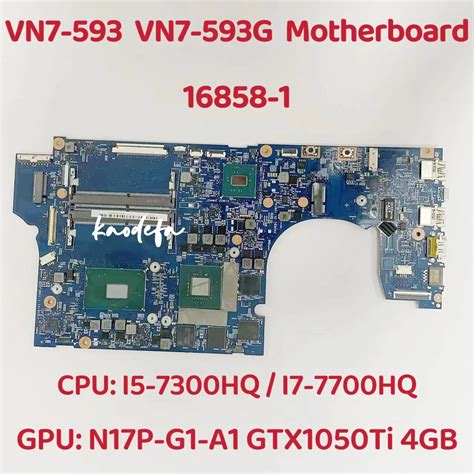 Mainboard For Acer Vn G Laptop Motherboard Cpu I Hq I