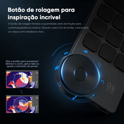 ACK05 Controle Remoto de Teclas de Atalho | XP-PEN Portugal Loja Oficial