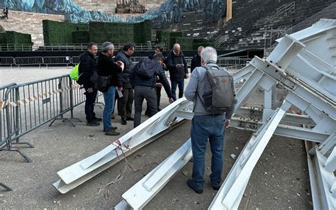 Crollo Stella In Arena Cominciato Il Sopralluogo Telenuovo Telenuovo