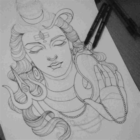 Shiva Drawing At Paintingvalley Explore Collection Of Shiva Drawing