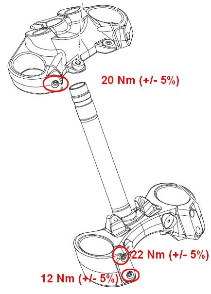 Couple De Serrage Des Vis Des T S De Fourche Ducati Mania Le Forum