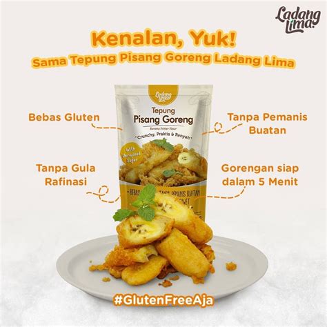 Jual Ladang Lima Tepung Pisang Goreng Bebas Gluten Gr Shopee Indonesia