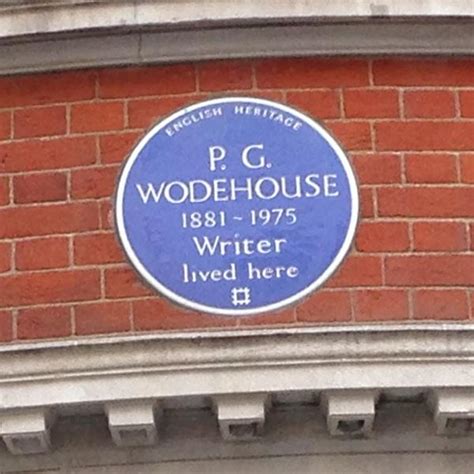 P G Wodehouse London