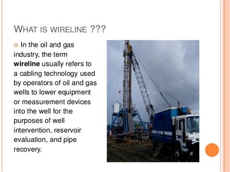 Wireline Operations