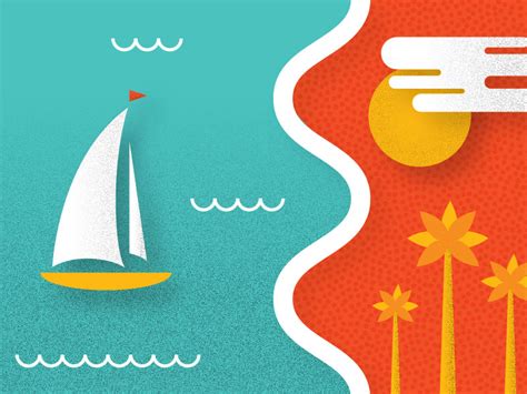 Cannes France Illustration By Keith Fleck On Dribbble