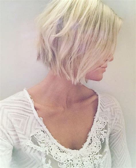 Krissafowles Short Blonde Hair Short Blonde Inverted Bob Kapsels