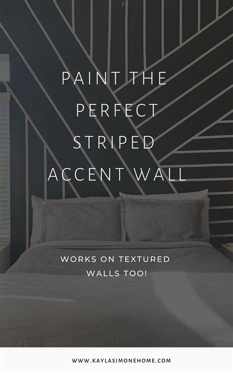 How To Paint The Perfect Striped Accent Wall Artofit