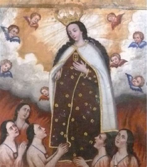 Virgen Del Carmen Almas Del Purgatorio Quito Informa