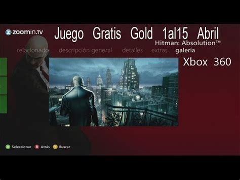 Juego Gratis Xbox Live Gold Abril Quincena Hitman Absolution