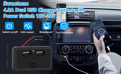 Amazon Fr Prise De Chargeur De Voiture Double Usb Pcs A Panneau