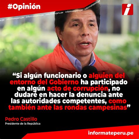 Infórmate Perú on Twitter OPINIÓN Si algún funcionario o