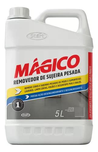 Mágico Removedor De Ceras E Sujeiras Pesadas De Pisos 5 L MercadoLivre