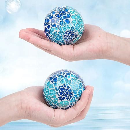 Amazon DomeStar Decorative Ball Set 6PCS 2 4 Inches Mosaic Glass