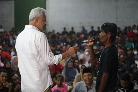 Bertemu Ganjar Petani Tembakau Di Jombang Curhat Soal Cukai Hingga