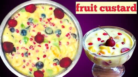 Fruit Custard Recipeफ्रूट कस्टर्ड बनाने का सबसे आसान तरीकाhow To Make Perfect Fruit Custard