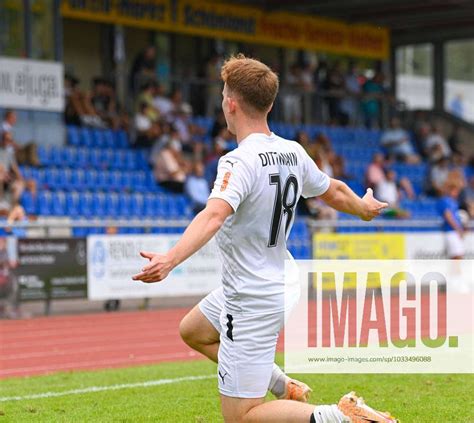 Moritz Dittmann SG Barockstadt Fulda Lehnerz 18 Cheers His Goal To 0 3