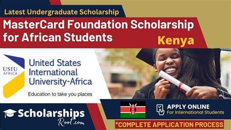 Mastercard Foundation Scholarship For African Students In Kenya At Usiu