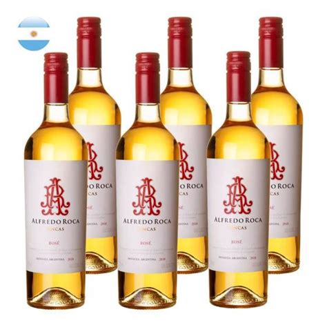 Kit 6 Vinhos Alfredo Roca Fincas Rosé Argentina 750ml Vinho