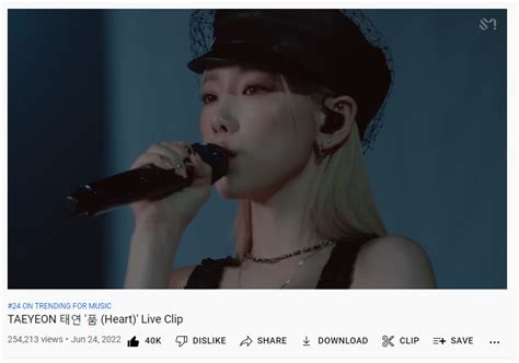 Taeyeon Charts On Twitter Trending In Youtube South Korea Music