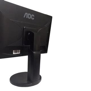 Monitor AOC 22 Polegadas LED VGA DVI Widescreen Vertical E Horizontal