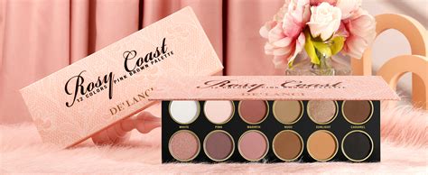 DE LANCI Soft Pink Brown Eyeshadow Palette 12 Matte Shimmer Nude