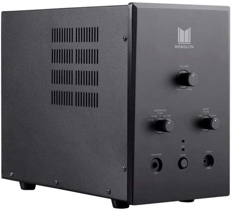 Hot Monolith Tube Amp Headphone Amplifier Black With Ess Es9018