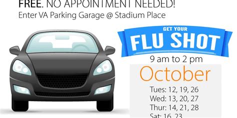 Drive Thru Flu Shot Clinics Va Syracuse Health Care Veterans