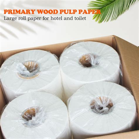 Layers Bathroom Toilet Roll Papers Primary Wood Pulp Toilet Paper