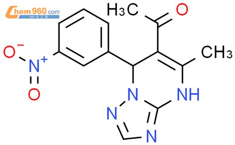 329795 96 2 1 5 Methyl 7 3 Nitrophenyl 4 7 Dihydro 1 2 4 Triazolo 1