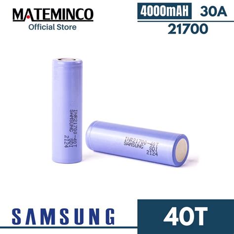 Jual Battery Samsung 40T 21700 4000mAH 30A Shopee Indonesia