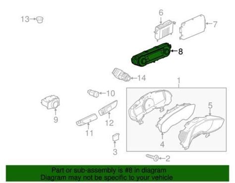 Genuine Ford Dash Control Unit Dm Z C Ebay